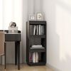 vidaXL Βιβλιοθήκη/Διαχωρ. Χώρου Γκρι 40x35x103 εκ. Μασίφ Ξύλο Πεύκου