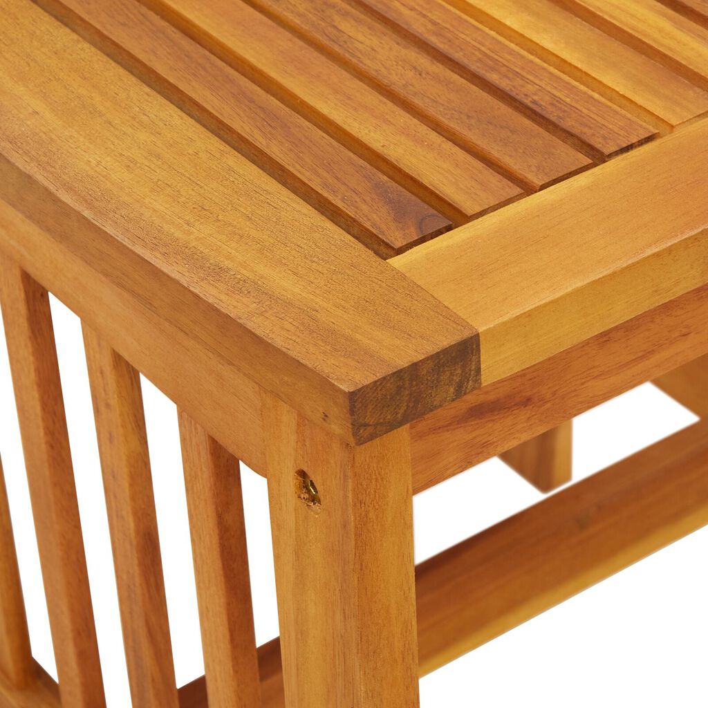 vidaXL Κηπουρική Πλευρικό Τραπέζι Καφέ 45x45x50 εκ. Μασίφ ξύλο ακακίας