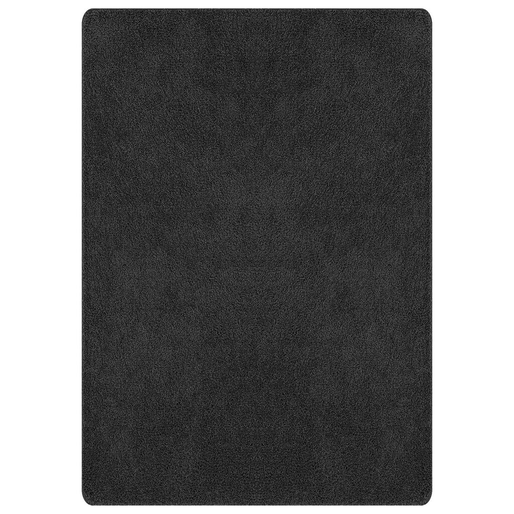 vidaXL Χαλιά Shaggy με Λατέξ Στην Πίσω Όψη Σκούρο Γκρί 240x340 εκ