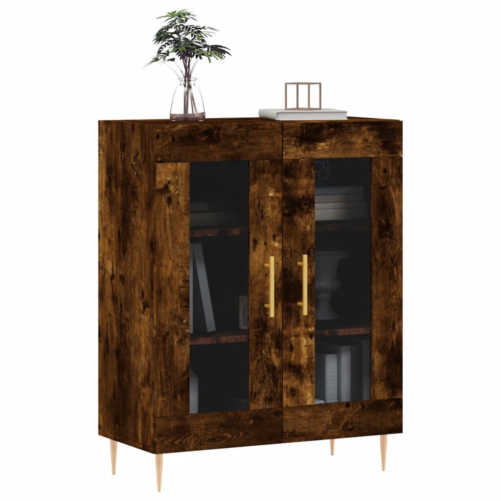 vidaXL Ντουλάπι Καπνιστή Δρυς 69,5 x 34 x 90 εκ. Επεξεργασμένο Ξύλο
