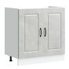 vidaXL Ντουλάπα Κουζίνας με πόρτα Kalmar 2 pcs Γκρι 80 x 46 x 81.5 εκ