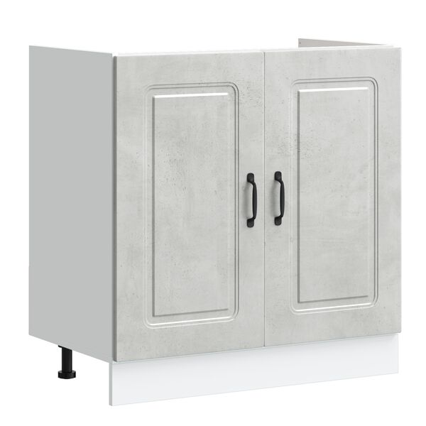 vidaXL Ντουλάπα Κουζίνας με πόρτα Kalmar 2 pcs Γκρι 80 x 46 x 81.5 εκ