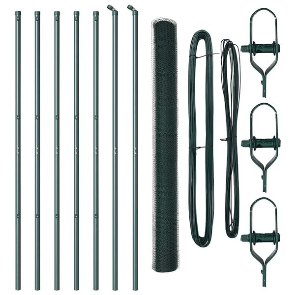 vidaXL &Sigma;&tau;ύ&lambda;&omicron;&sigmaf; &Pi;&epsilon;&rho;&iota;&phi;&rho;ά&xi;&epsilon;&omega;&nu; &Pi;&rho;ά&sigma;&iota;&nu;&omicron; 10 x 1,6 m (25 mm &pi;&lambda;έ&gamma;&mu;&alpha;)