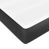 vidaXL Κρεβάτι Boxspring με Στρώμα Μαύρο 90x200εκ. από Συνθετικό Δέρμα