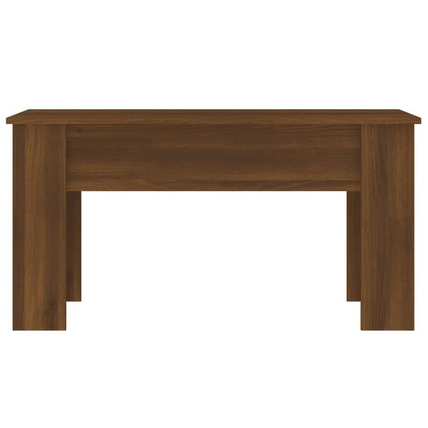 vidaXL Τραπεζάκι Σαλονιού Καφέ Δρυς 101x49x52 εκ. Επεξεργασμένο Ξύλο