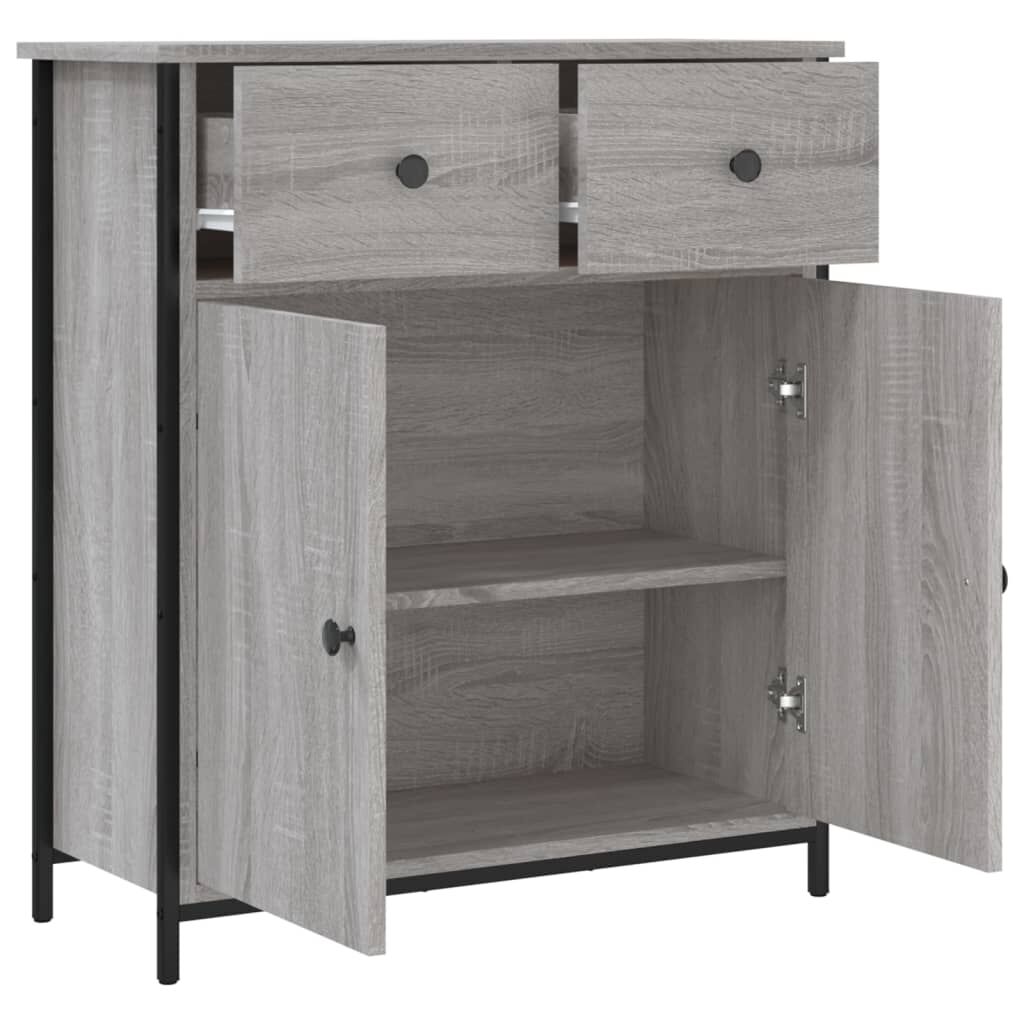 vidaXL Ντουλάπι Γκρι Sonoma 70 x 30 x 80 εκ. από Επεξεργ. Ξύλο