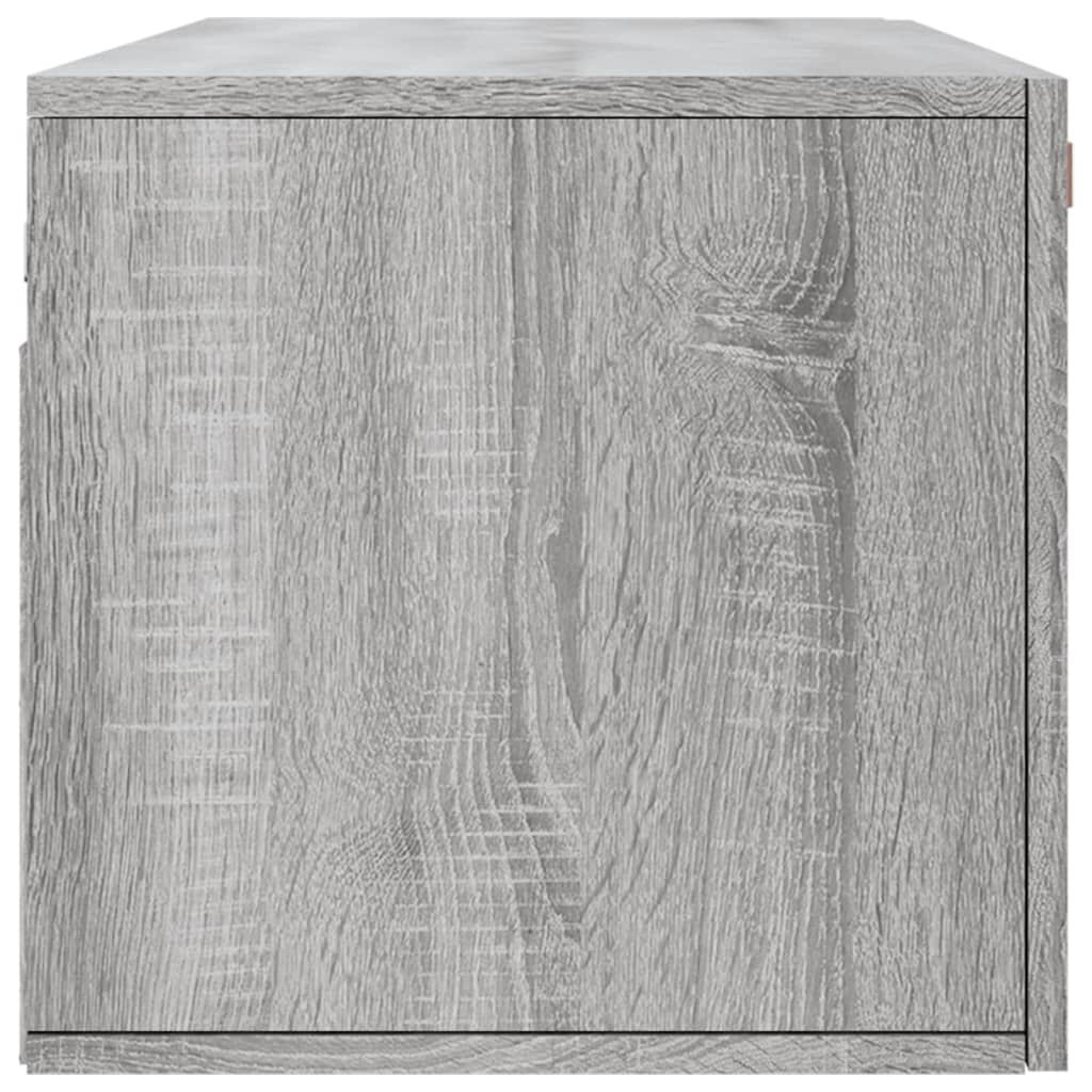 vidaXL Ντουλάπι Τοίχου Γκρι Sonoma 100x36,5x35 εκ. Επεξεργασμένο Ξύλο