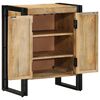 vidaXL Ντουλάπα Παπουτσιών Μαύρο 30 x 30 x 40 cm Μασίφ ξύλο μάνγκο