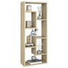 vidaXL Ραφιέρα Τοίχου Sonoma Δρυς 36x16x90 εκ. από Επεξεργασμένο Ξύλο