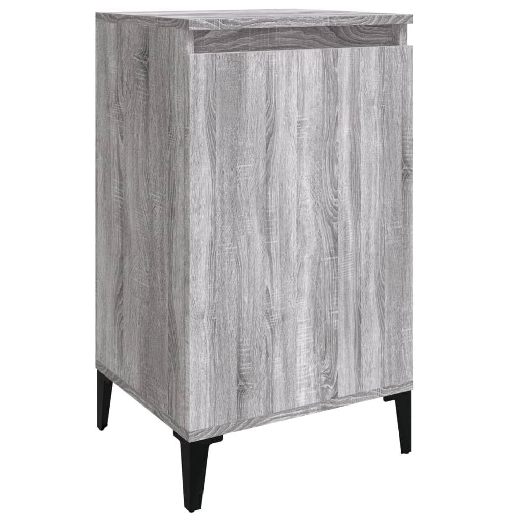 vidaXL Κομοδίνα 2 τεμ. Γκρι Sonoma 40x35x70 εκ. από Επεξεργασμένο Ξύλο