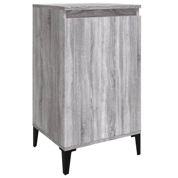 vidaXL Κομοδίνα 2 τεμ. Γκρι Sonoma 40x35x70 εκ. από Επεξεργασμένο Ξύλο