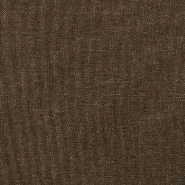 vidaXL Κεφαλάρι με Πτερύγια Σκούρο Καφέ 103x23x118/128 εκ. Υφασμάτινο