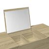 vidaXL Μπουντουάρ με Καθρέφτη Sonoma Δρυς 100x45x76 εκ.