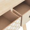 vidaXL Κονσόλα Τραπέζι με 3 Συρτάρια 100x30x73 εκ. Μασίφ Ξύλο Πεύκου