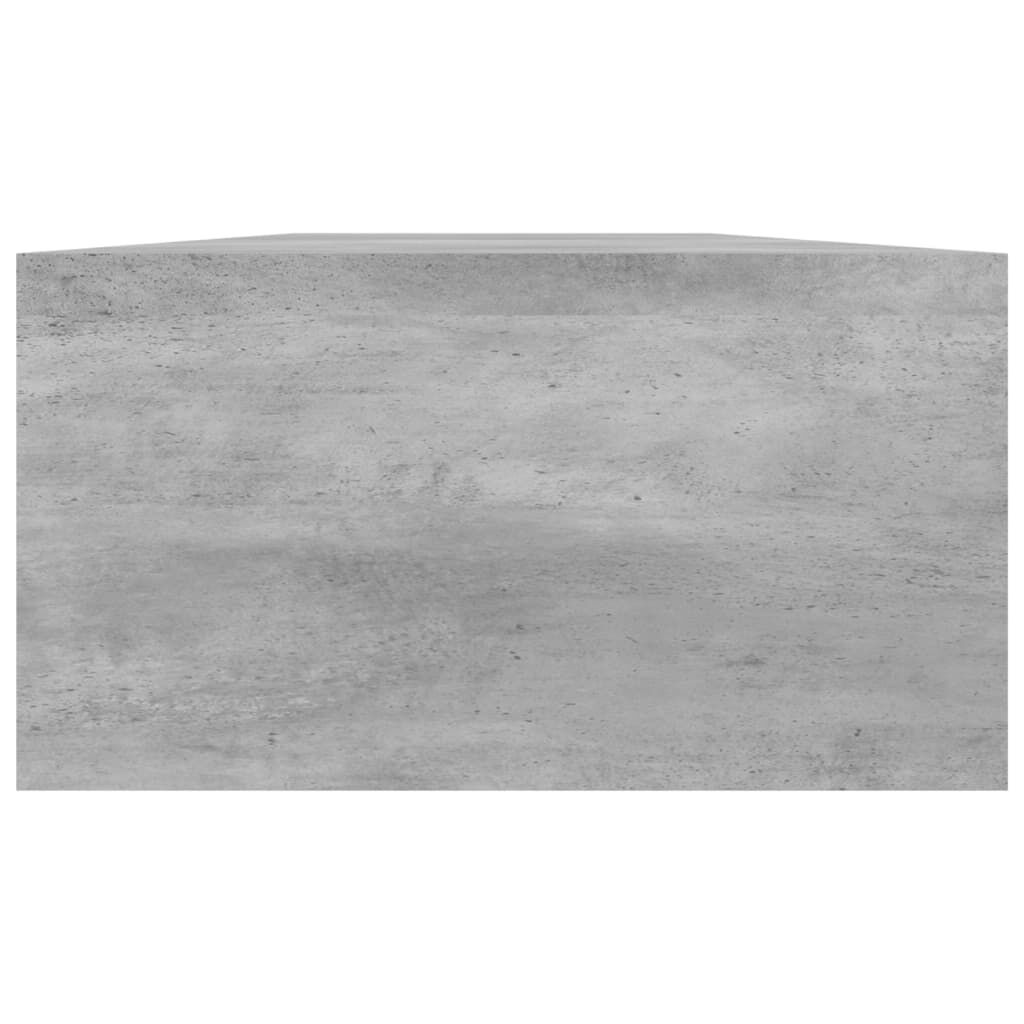 vidaXL Βάση Οθονών Γκρι του Σκυροδέματος 100x24x13 εκ. από Επεξ. Ξύλο