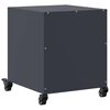 vidaXL Κομοδίνο Ανθρακί 36 x 39 x 43,5 εκ. από Χάλυβα