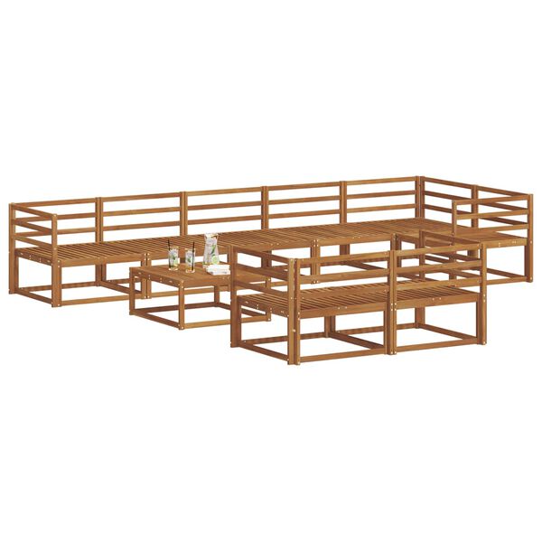 vidaXL &Sigma;&epsilon;&iota;&rho;ά &Kappa;&alpha;&nu;&alpha;&pi;έ &Epsilon;&xi;&omega;&tau;&epsilon;&rho;&iota;&kappa;&omicron;ύ 9 pcs &Phi;&upsilon;&sigma;&iota;&kappa;ό &Sigma;&tau;&epsilon;&rho;&epsilon;ό &Xi;ύ&lambda;&omicron; &Alpha;&kappa;&alpha;&kappa;ί&alpha;&sigmaf;