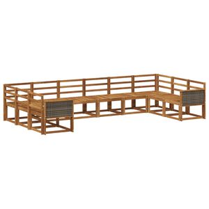 vidaXL &Sigma;&epsilon;&iota;&rho;ά &Kappa;&alpha;&nu;&alpha;&pi;έ &Epsilon;&xi;&omega;&tau;&epsilon;&rho;&iota;&kappa;&omicron;ύ 10 pcs &Phi;&upsilon;&sigma;&iota;&kappa;ό &Sigma;&tau;&epsilon;&rho;&epsilon;ό &Xi;ύ&lambda;&omicron; &Alpha;&kappa;&alpha;&kappa;ί&alpha;&sigmaf;