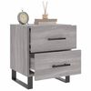 vidaXL Κομοδίνο Γκρι Sonoma 40 x 35 x 47,5 εκ. από Επεξεργασμένο Ξύλο