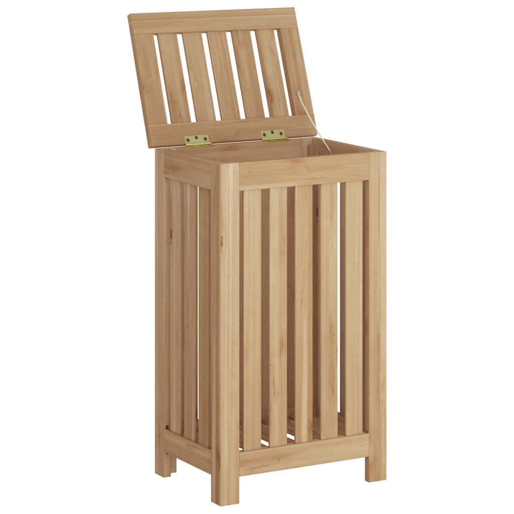 vidaXL Καλάθι Άπλυτων 35 x 25 x 60 εκ. από Μασίφ Ξύλο Teak