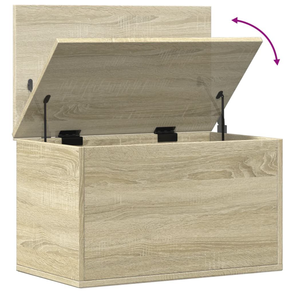 vidaXL Κουτί Αποθήκευσης Sonoma Δρυς 60x35x35 εκ. Επεξεργασμένο Ξύλο