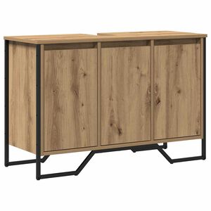 vidaXL &Nu;&tau;&omicron;&upsilon;&lambda;ά&pi;&alpha; &Nu;&iota;&pi;&tau;ή&rho;&alpha; M&pi;ά&nu;&iota;&omicron;&upsilon; &mu;&epsilon; &pi;ό&rho;&tau;&alpha; Artisan Oak 91 x 35 x 60 &epsilon;&kappa;