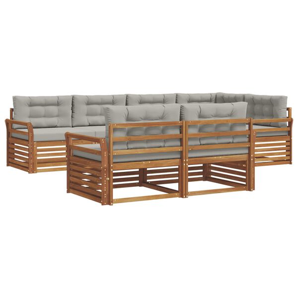 vidaXL &Sigma;&epsilon;&iota;&rho;ά &Kappa;&alpha;&nu;&alpha;&pi;έ &Epsilon;&xi;&omega;&tau;&epsilon;&rho;&iota;&kappa;&omicron;ύ 7 pcs &Phi;&upsilon;&sigma;&iota;&kappa;ό &kappa;&alpha;&iota; &Alpha;&nu;&omicron;&iota;&chi;&tau;ό &Gamma;&kappa;&rho;&iota;