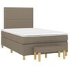vidaXL &Kappa;&rho;&epsilon;&beta;ά&tau;&iota; Boxspring &mu;&epsilon; &Sigma;&tau;&rho;ώ&mu;&alpha; Taupe 120x190 &epsilon;&kappa;. &Upsilon;&phi;&alpha;&sigma;&mu;ά&tau;&iota;&nu;&omicron;