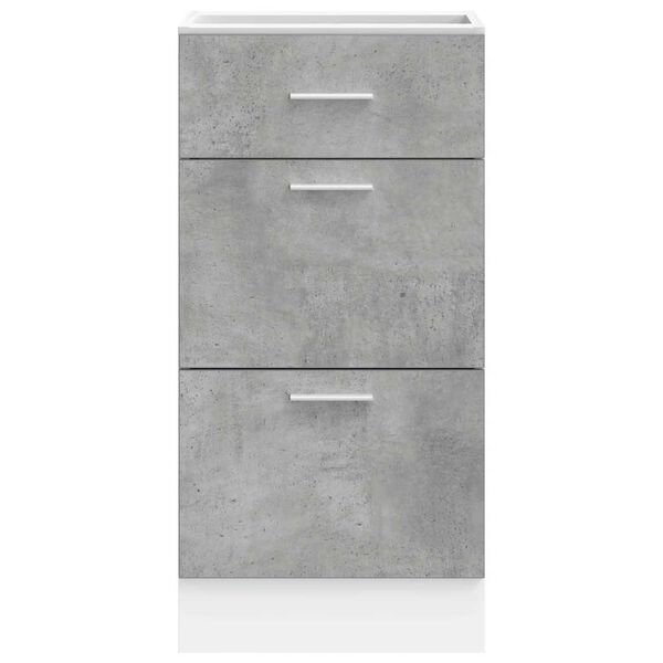 vidaXL Ντουλάπι "Lyon" Γκρι από Σκυρόδεμα 40x46x81,5 εκ. από Τεχνητό Ξύλο