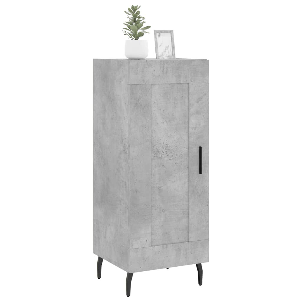 vidaXL Ντουλάπι Γκρι Σκυροδέματος 34,5x34x90 εκ. Επεξεργασμένο Ξύλο