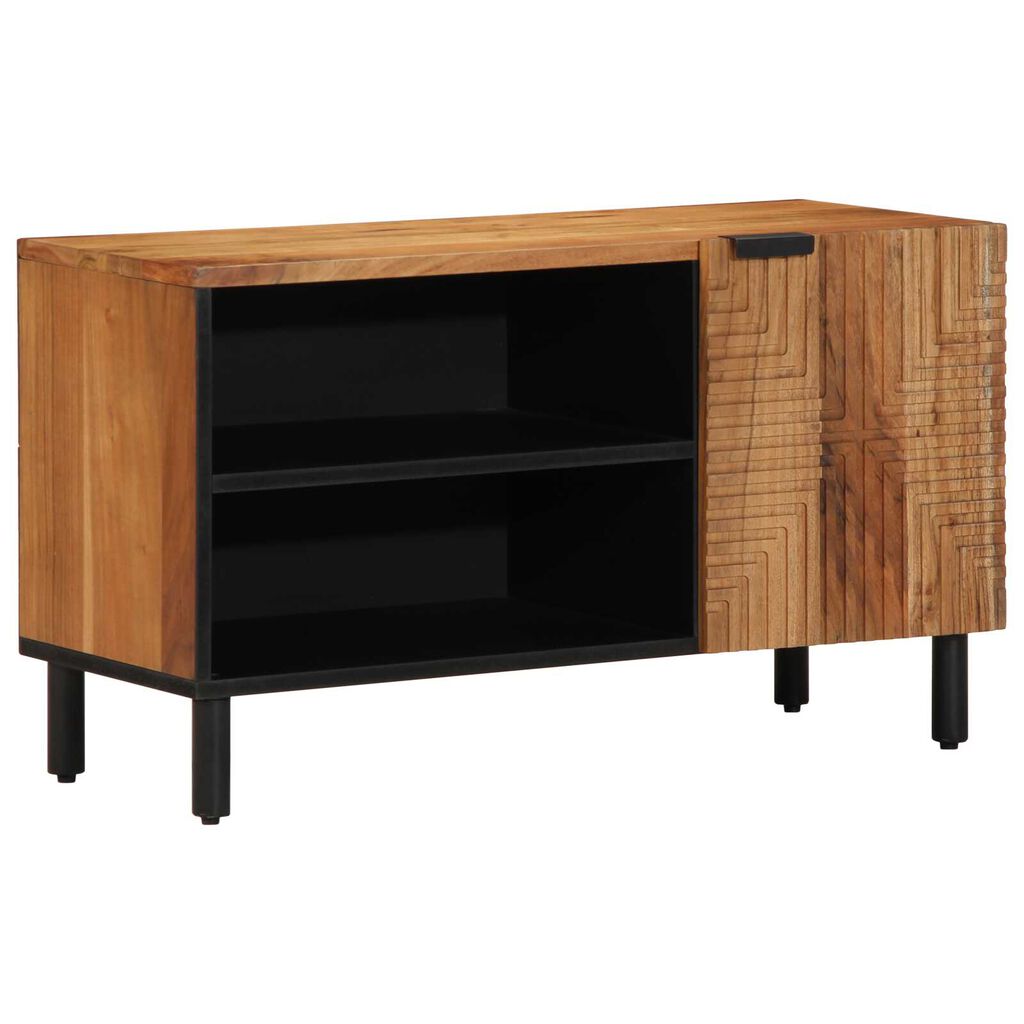 vidaXL Ντουλάπα Τηλεόρασης Καφέ 80 x 31.5 x 46 cm Μασίφ ξύλο ακακίας