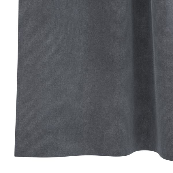 vidaXL Κουρτίνες με κουρτίνες 2 pcs Ανοιχτό γκρι 140 x 140 cm Βελούδο