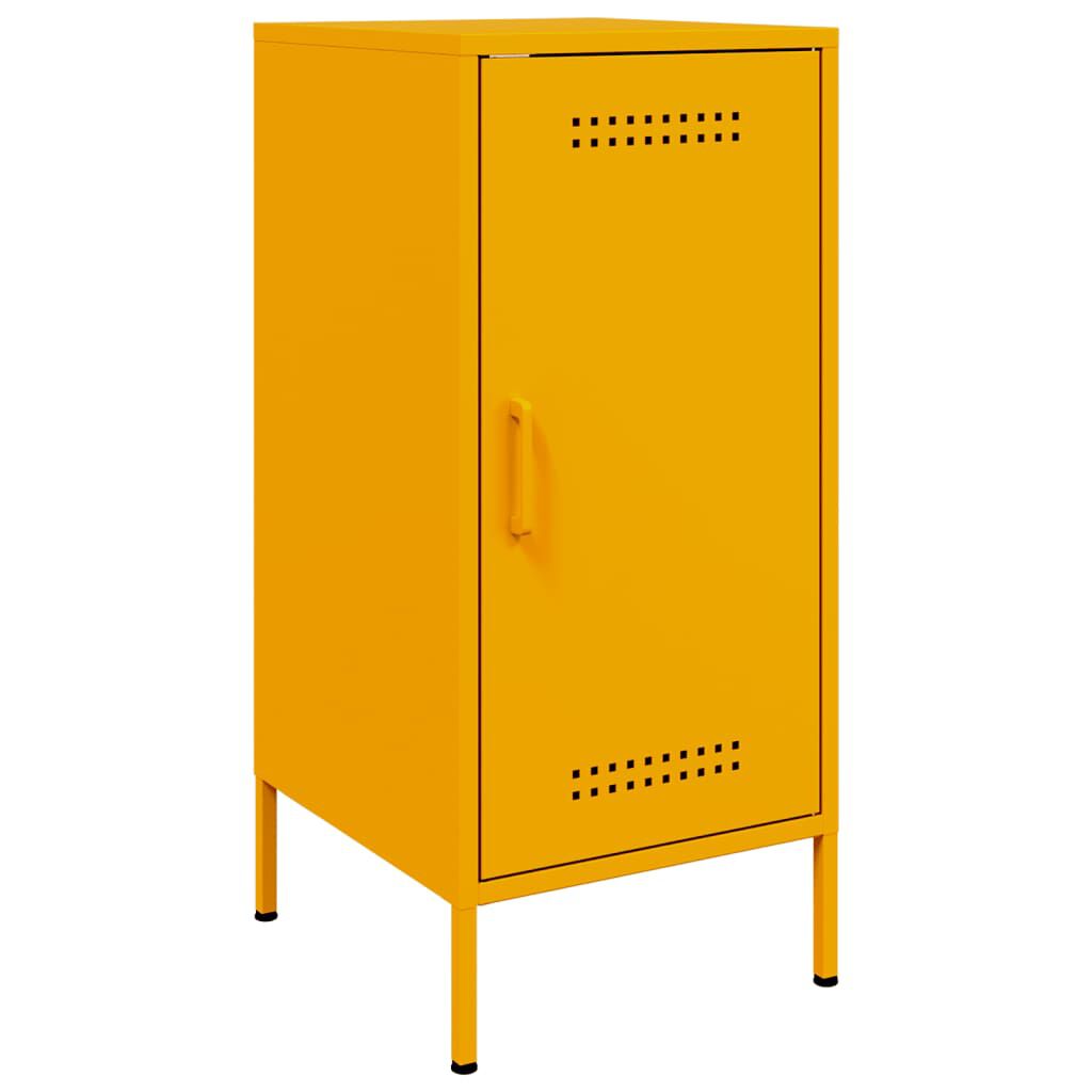 vidaXL Ντουλάπι Μουσταρδί 36x39x79 εκ. από Ατσάλι