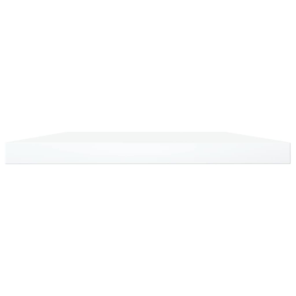 vidaXL Ράφια Βιβλιοθήκης 4 τεμ. Λευκά 40x20x1,5 εκ. από Επεξ.Ξύλο