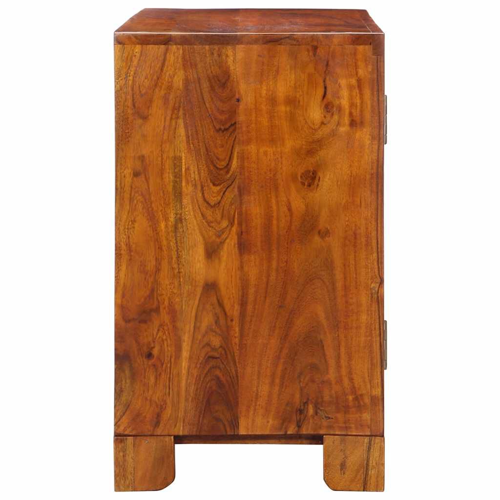 vidaXL Sideboard Πολύχρωμο 90x35x60 μασίφ ξύλο ακακίας