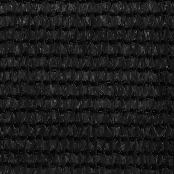 vidaXL Διαχωριστικό Βεράντας Μαύρο 120 x 400 εκ. από HDPE