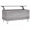 vidaXL Τραπεζάκι Σαλονιού Γκρι Sonoma 90x44,5x45 εκ.Επεξεργασμένο Ξύλο