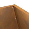 vidaXL Φωτιά Καφέ 50 x 50 x 100 cm Ατσάλι σκληρυθέν στον αέρα