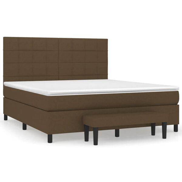 vidaXL &Kappa;&rho;&epsilon;&beta;ά&tau;&iota; Boxspring &mu;&epsilon; &Sigma;&tau;&rho;ώ&mu;&alpha; &Sigma;&kappa;&omicron;ύ&rho;&omicron; &Kappa;&alpha;&phi;έ 180x200 &epsilon;&kappa; &Upsilon;&phi;&alpha;&sigma;&mu;ά&tau;&iota;&nu;&omicron;