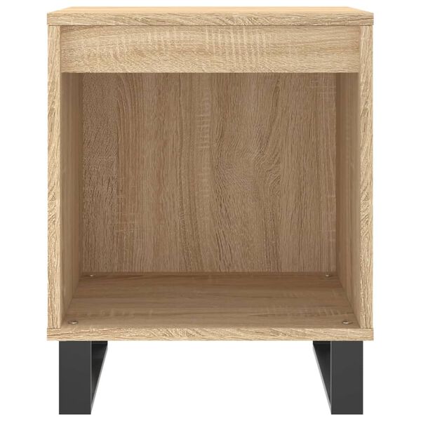 vidaXL Κομοδίνο Sonoma Δρυς 40 x 35 x 50 εκ. από Επεξεργ. Ξύλο