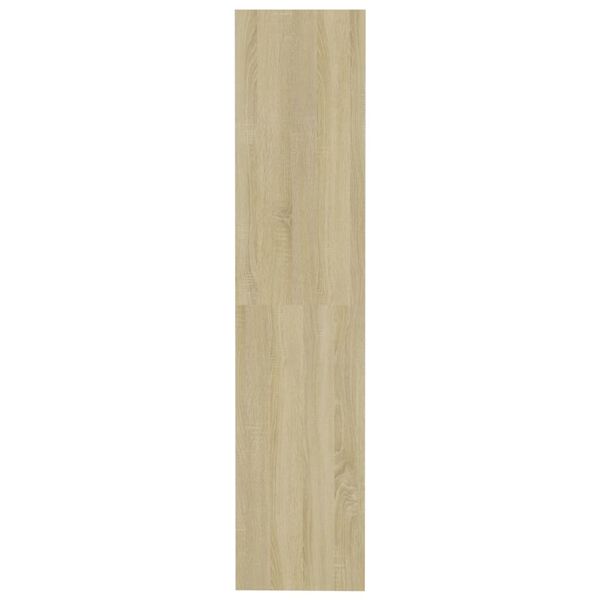 vidaXL Βιβλιοθήκη/Διαχωρ. Χώρου Sonoma Δρυς 80x30x135 εκ. Επεξ. Ξύλο