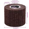 vidaXL Λειαντικοί Ρολοί 3 pcs Καφέ 12 x 12 x 10 εκ. Συνθετικές ίνες