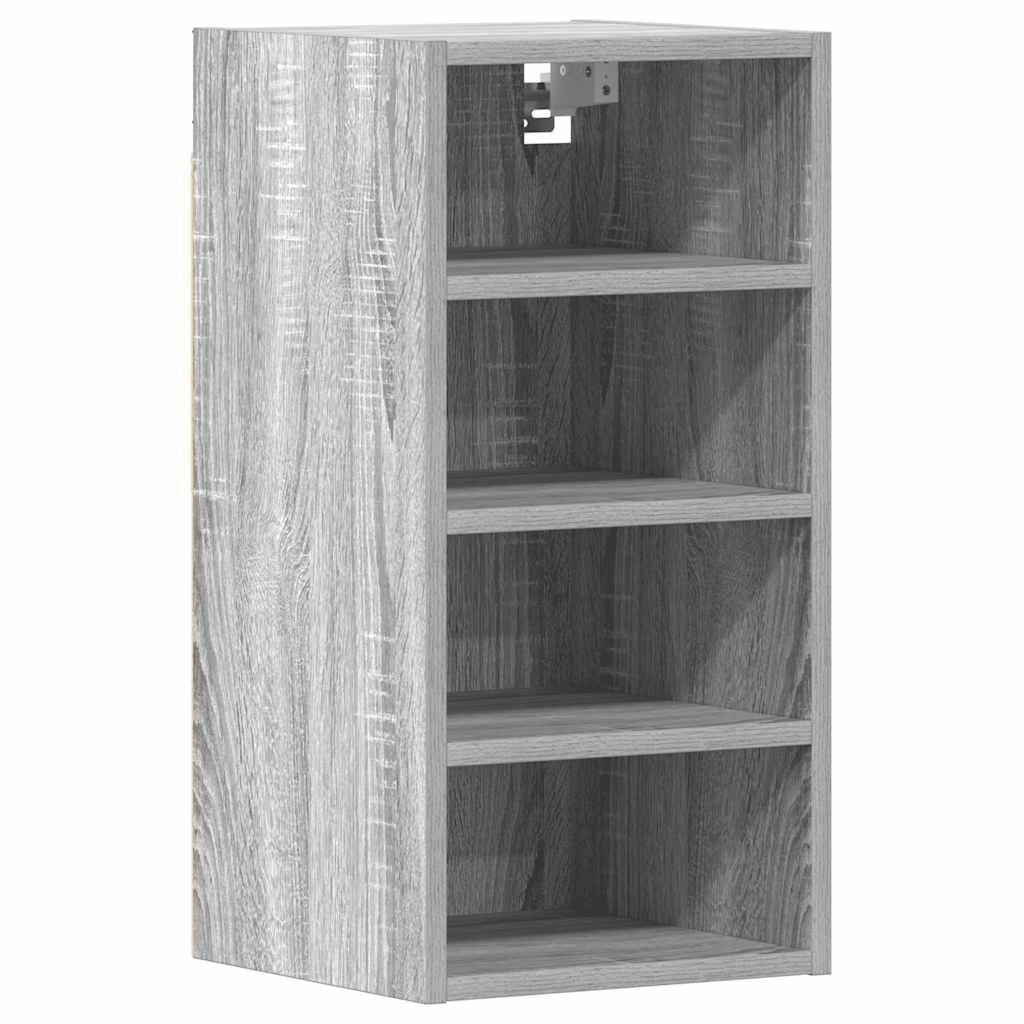 vidaXL κρεμαστό ντουλάπι Riga γκρι Sonoma 30x29,5x60 cm
