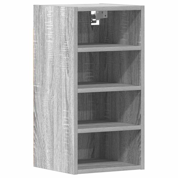 vidaXL κρεμαστό ντουλάπι Riga γκρι Sonoma 30x29,5x60 cm
