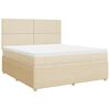 vidaXL &Kappa;&rho;&epsilon;&beta;ά&tau;&iota; Boxspring &mu;&epsilon; &Sigma;&tau;&rho;ώ&mu;&alpha; &Kappa;&rho;&epsilon;&mu; 180x200 &epsilon;&kappa;. &Upsilon;&phi;&alpha;&sigma;&mu;ά&tau;&iota;&nu;&omicron;