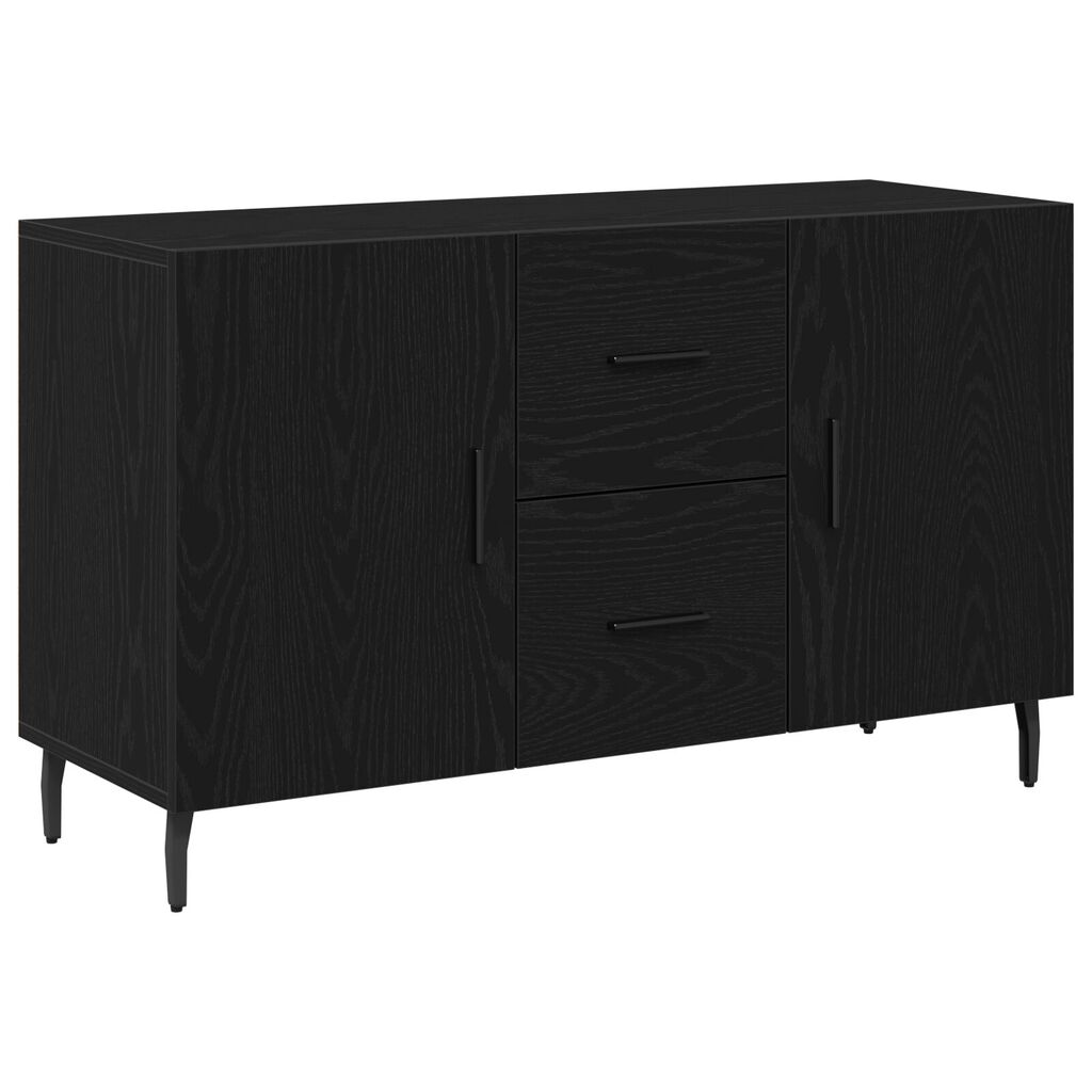 vidaXL Μπουφές Μαύρος Δρυς 100x36x60 εκ από Ξύλο