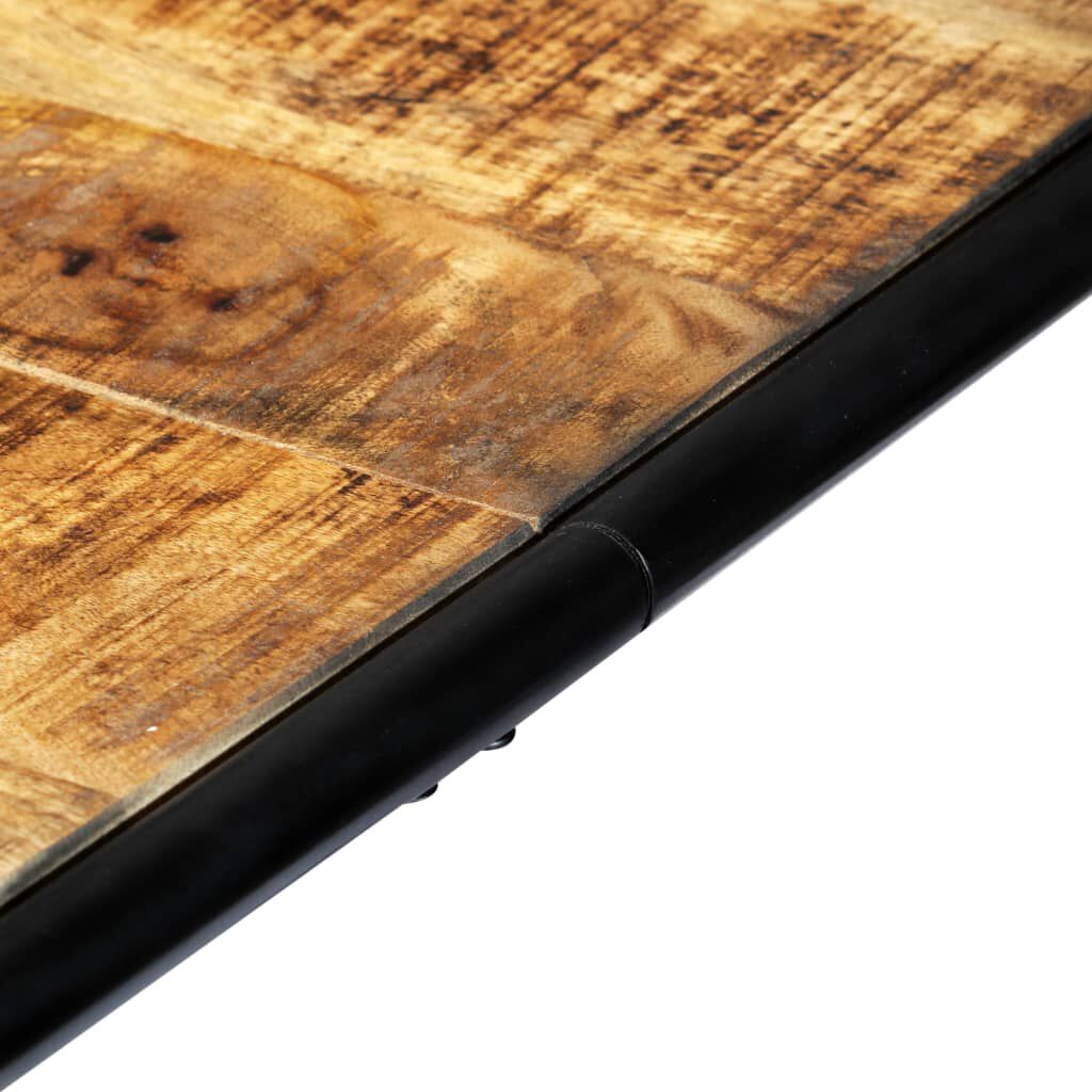 vidaXL Τραπεζαρία 180 x 90 x 76 εκ. από Μασίφ Ακατέργαστο Ξύλο Μάνγκο