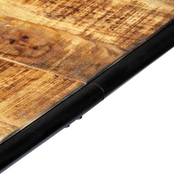 vidaXL Τραπεζαρία 180 x 90 x 76 εκ. από Μασίφ Ακατέργαστο Ξύλο Μάνγκο