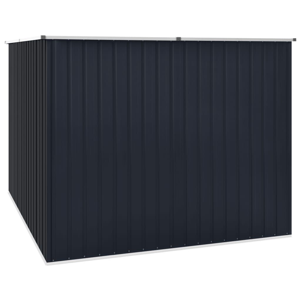 vidaXL Αποθήκη Κήπου Ανθρακί 195x198x159 εκ. από Γαλβανισμένο Ατσάλι