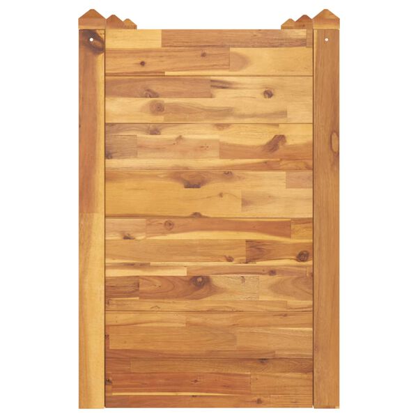 vidaXL Ζαρντινιέρα Υπερυψωμένη 160 x 60 x 84 εκ. Μασίφ Ξύλο Ακακίας